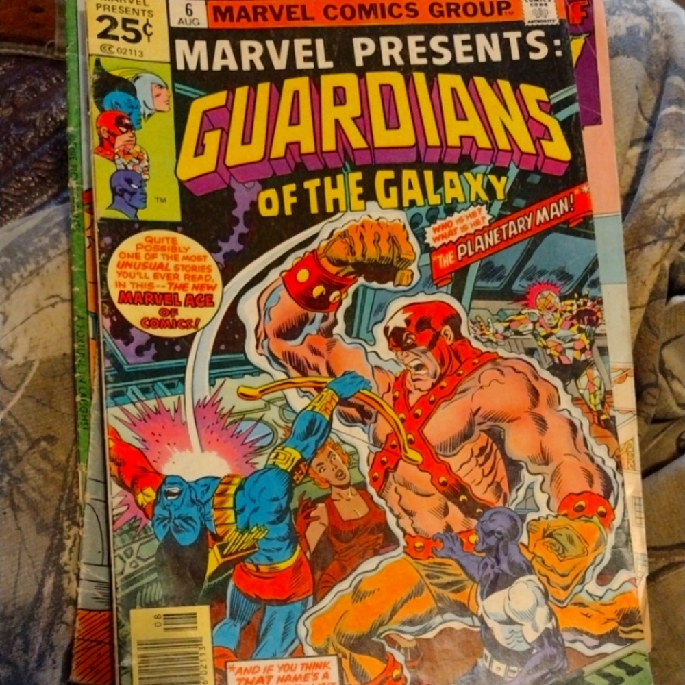 Marvel Guardians of the Galaxy Comic with Bold Colors